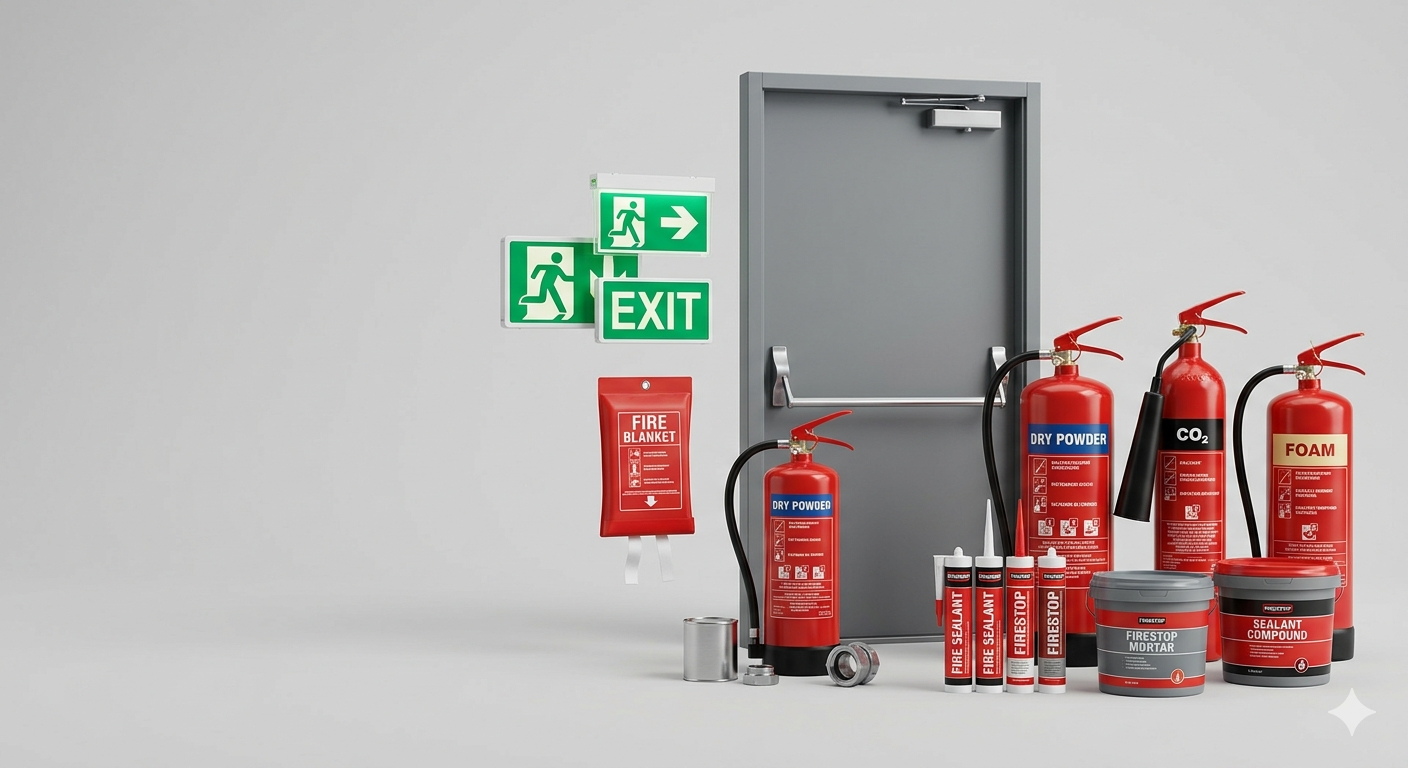 Industrial fire safety accessories
